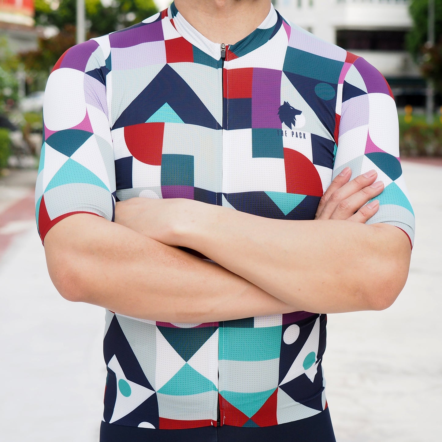 The Pack Alpha Geometric Jersey - Men (Harlequin)