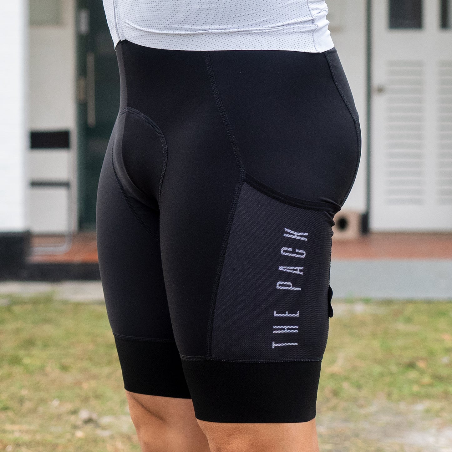 The Pack Cargo Bib Shorts - Men (Black)