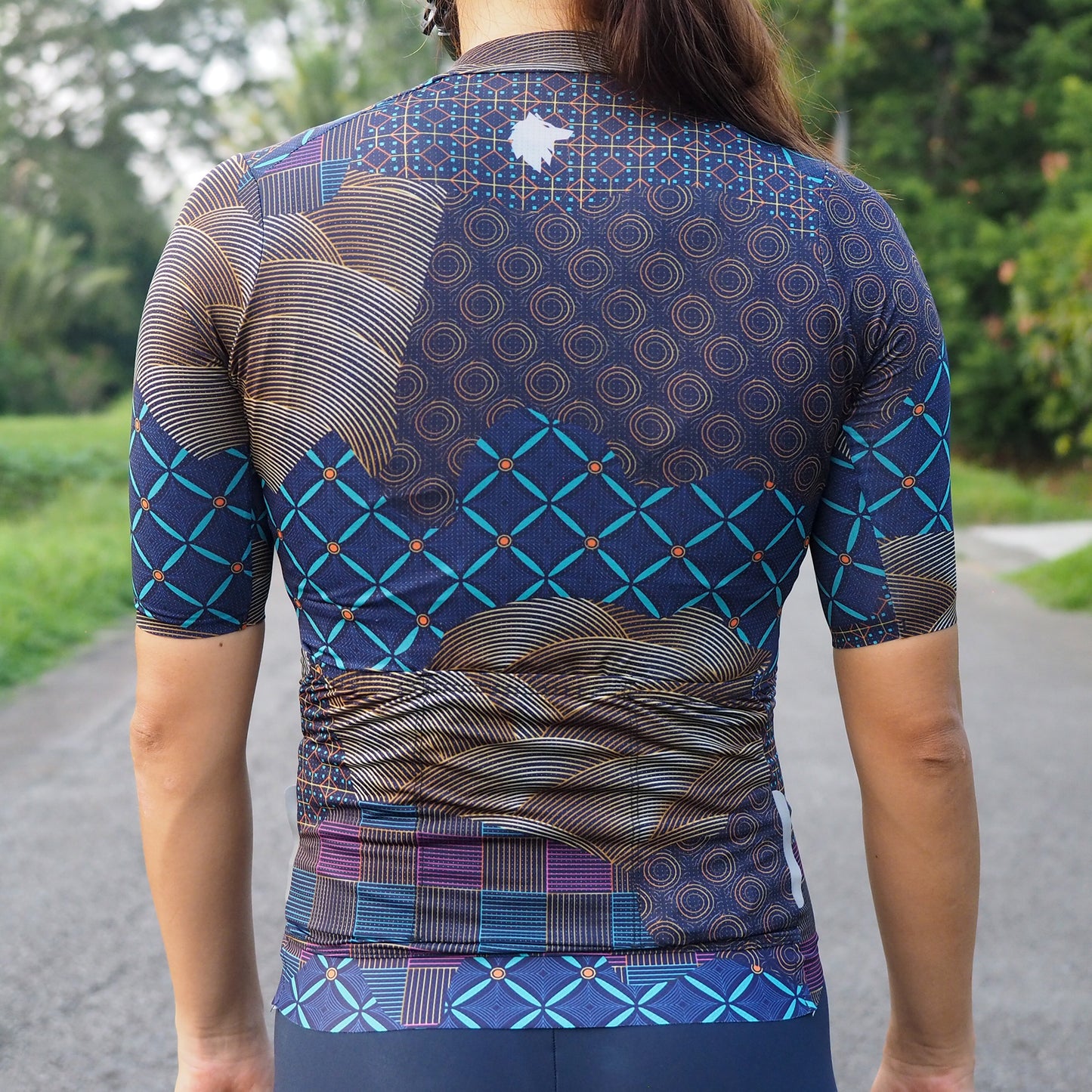 The Pack Alpha Batik Jersey - Ladies (Royal Aureate)