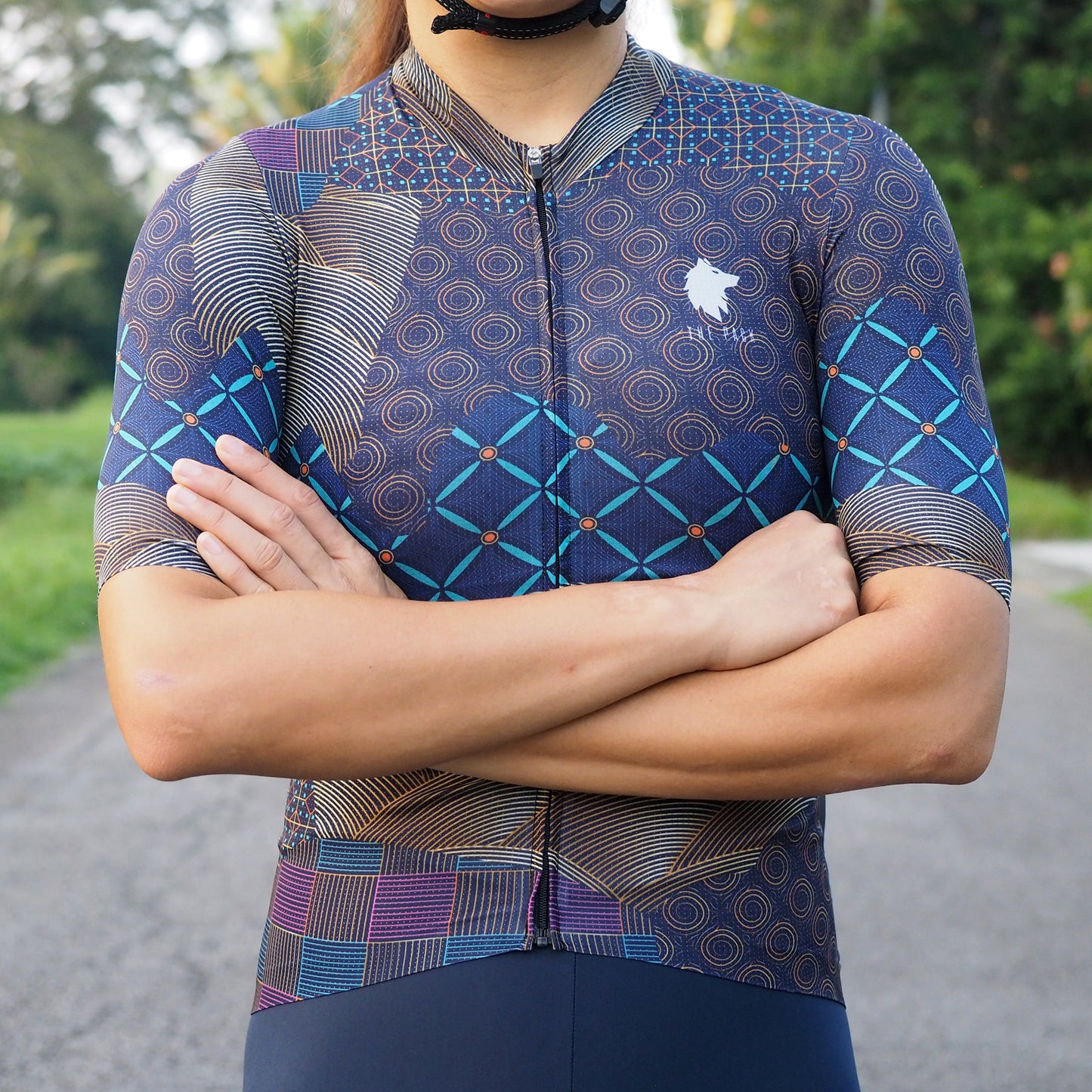 The Pack Alpha Batik Jersey - Ladies (Royal Aureate)