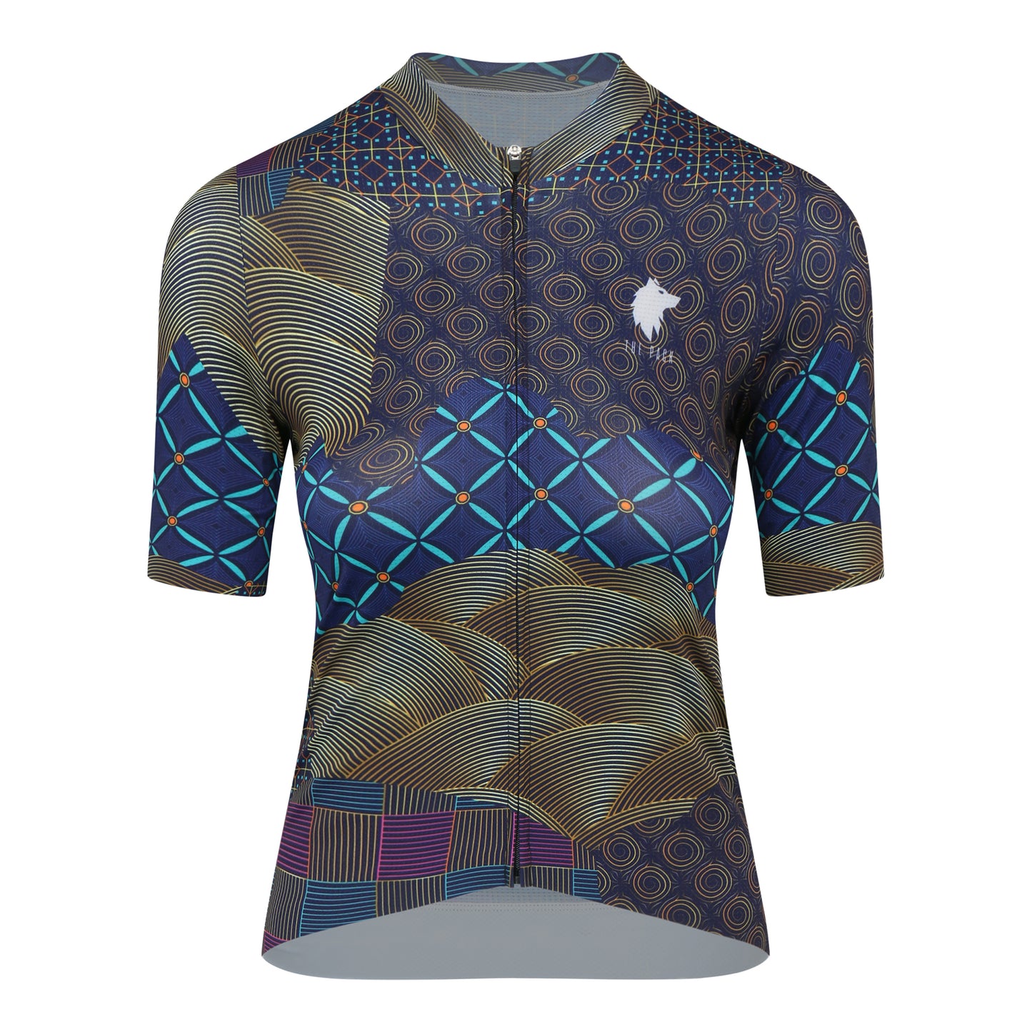 The Pack Alpha Batik Jersey - Ladies (Royal Aureate)