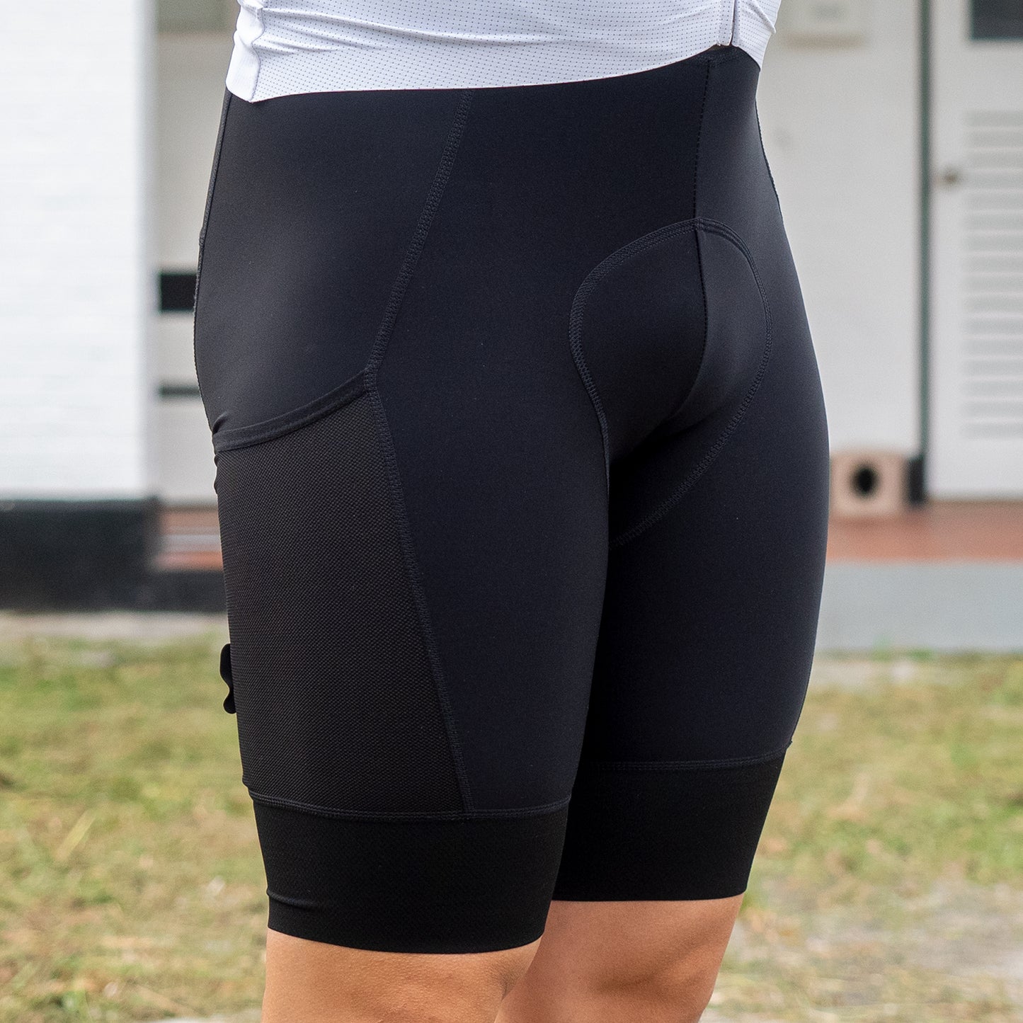 The Pack Cargo Bib Shorts - Men (Black)