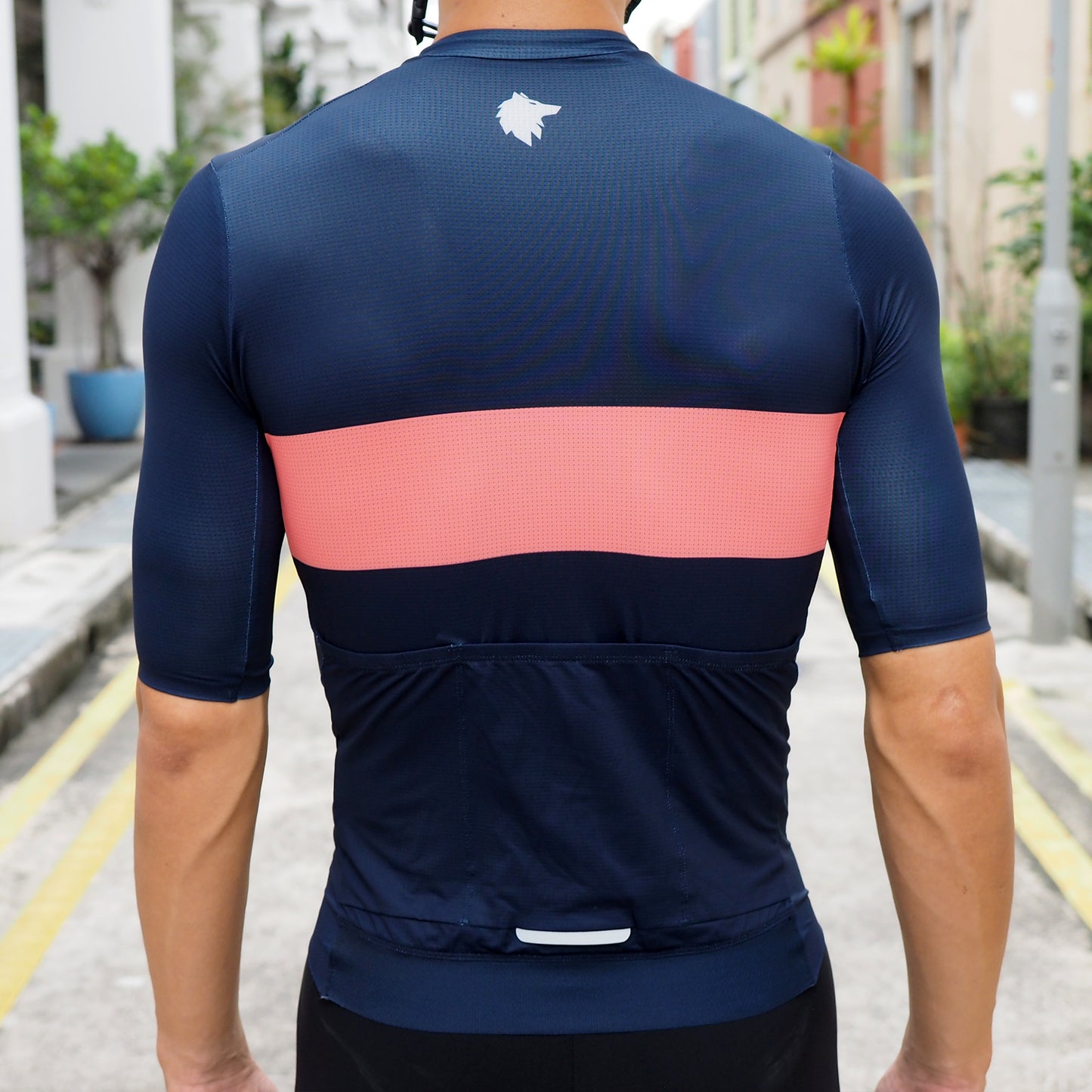 The Pack Alpha Jersey - Men (Navy Flamingo)