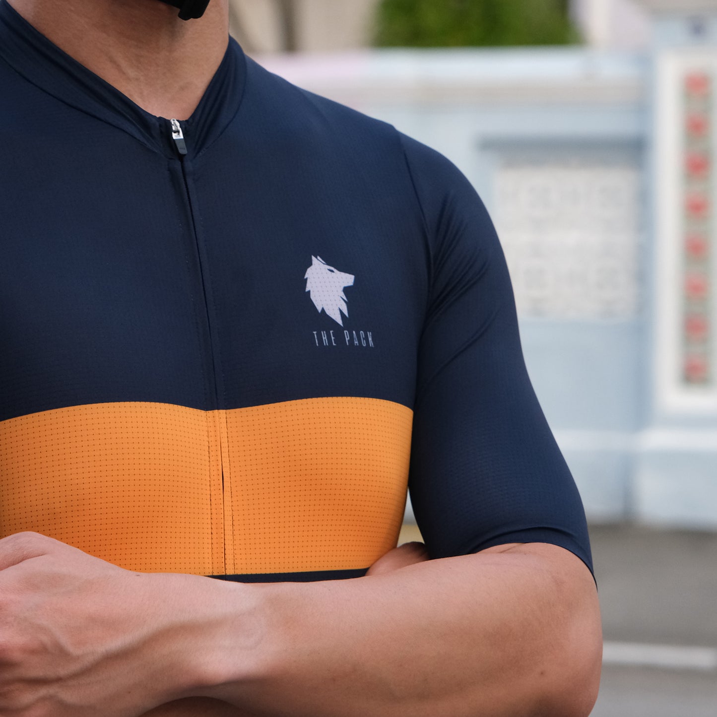 The Pack Alpha Jersey - Men (Navy Saffron)