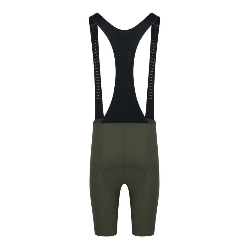 olive bib shorts